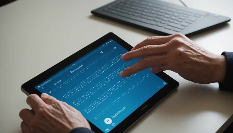 tablette pour malvoyant